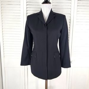 T.Garment women 6P black suit blazer stripes lined